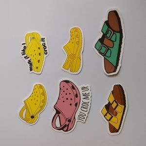 Croc and Birkenstock Stickers